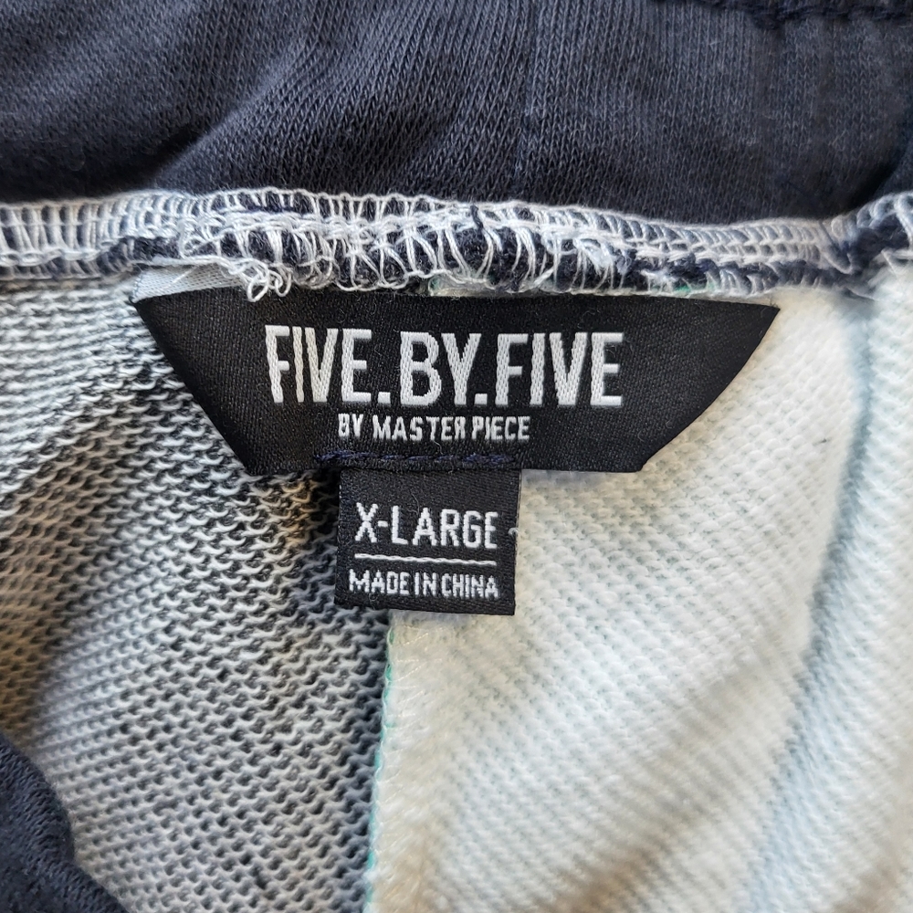 Five by Five by Masterpiece Mens Colorblock Hustle Pull On Casual Shorts XL New - Picture 2 of 9